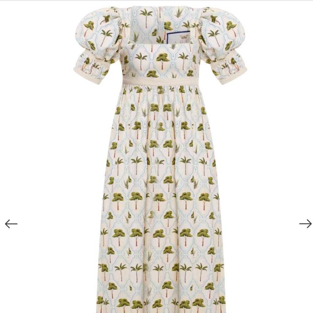 Agua by Agua Bendita Pistacho Cocora Maxi Dress